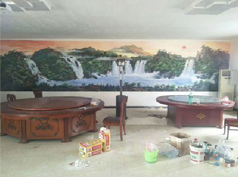 西华墙绘-写实风景