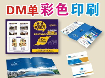 西华单页印刷，色彩搭配简单。