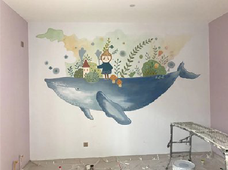 西华手绘墙的特点及优势。